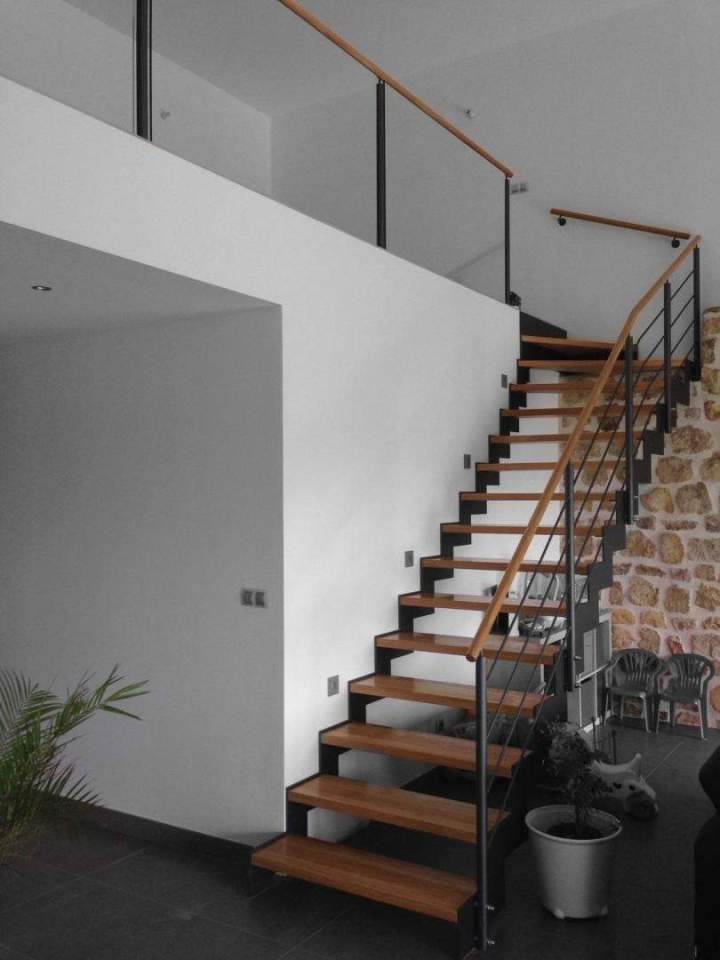 Escalier contemporain personnalisé Malling