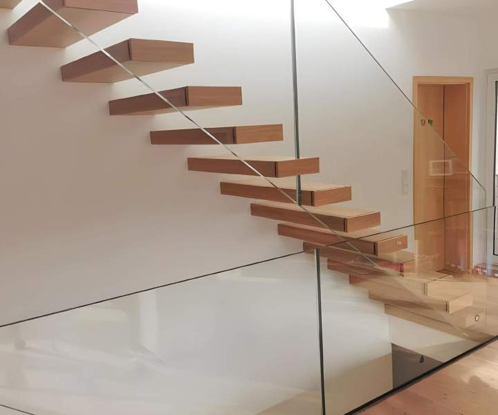 Construction escalier design moderne Malling