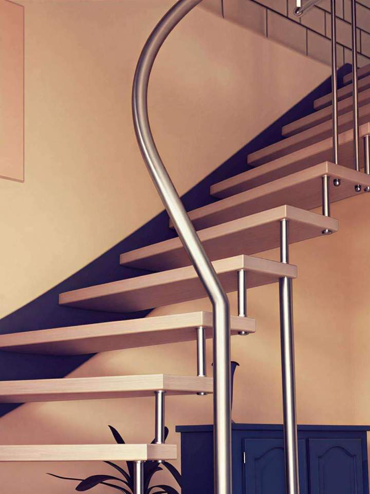 Escalier semi-suspendu Malling