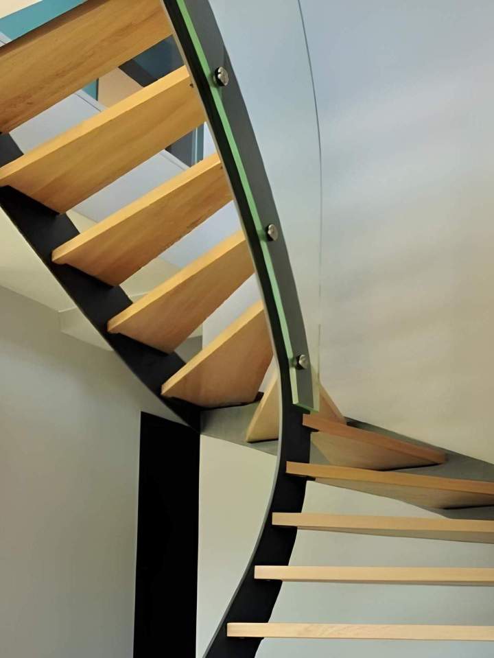 Construction escalier quart tournant Malling